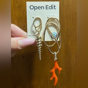 Open Edit Mismatch Style Ocean Themed Earrings